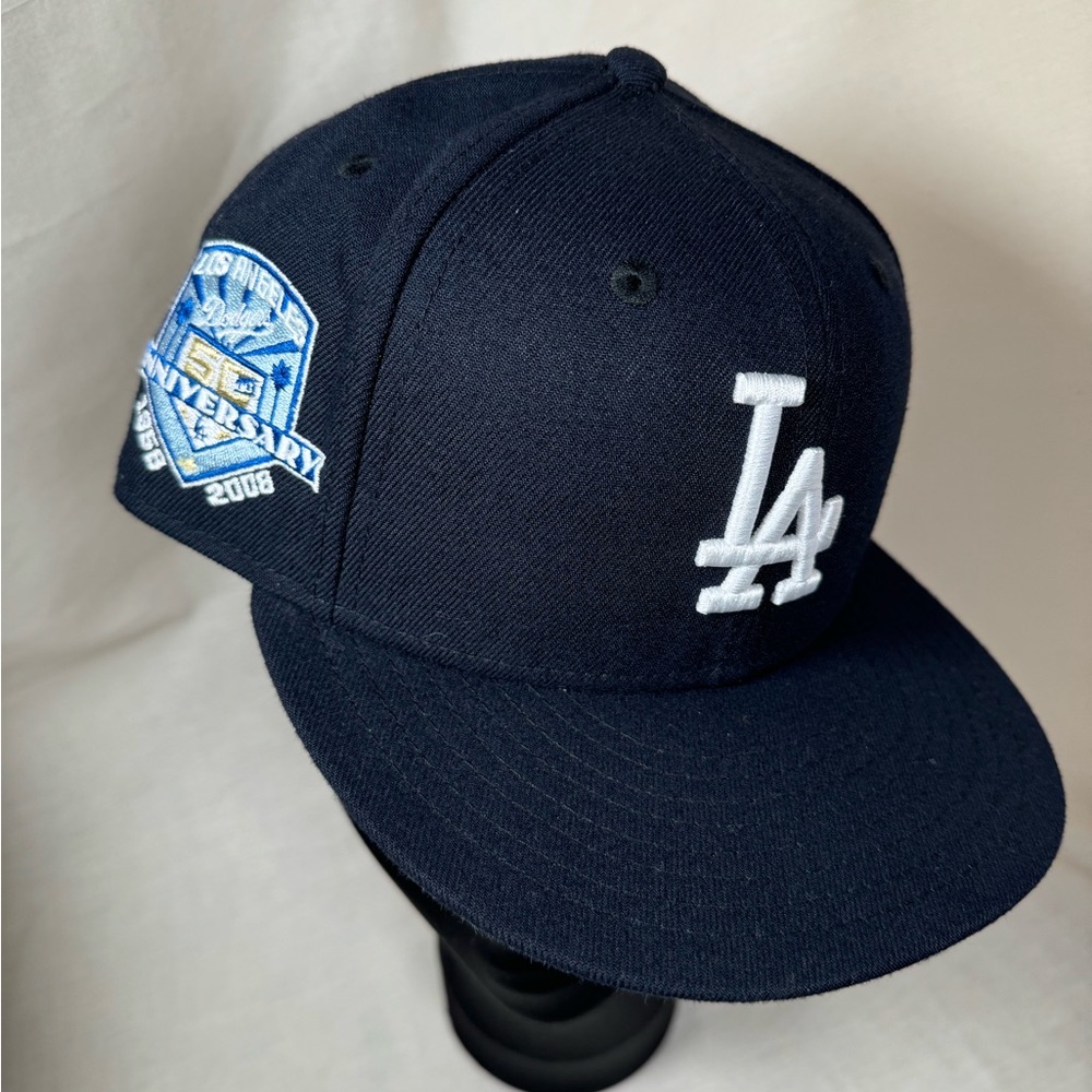 Hat Club, LA 50th anniversary 1958-2008 Patch, Size 7 3/8